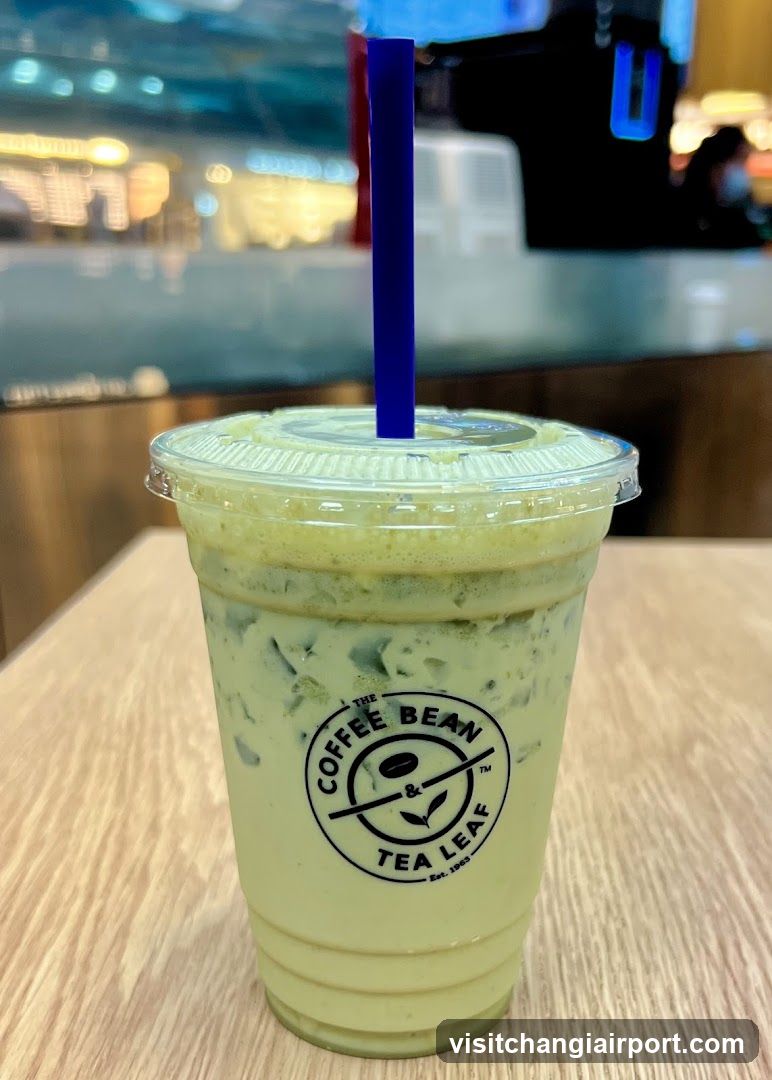 Matcha Latte at The Coffee Bean & Tea Leaf