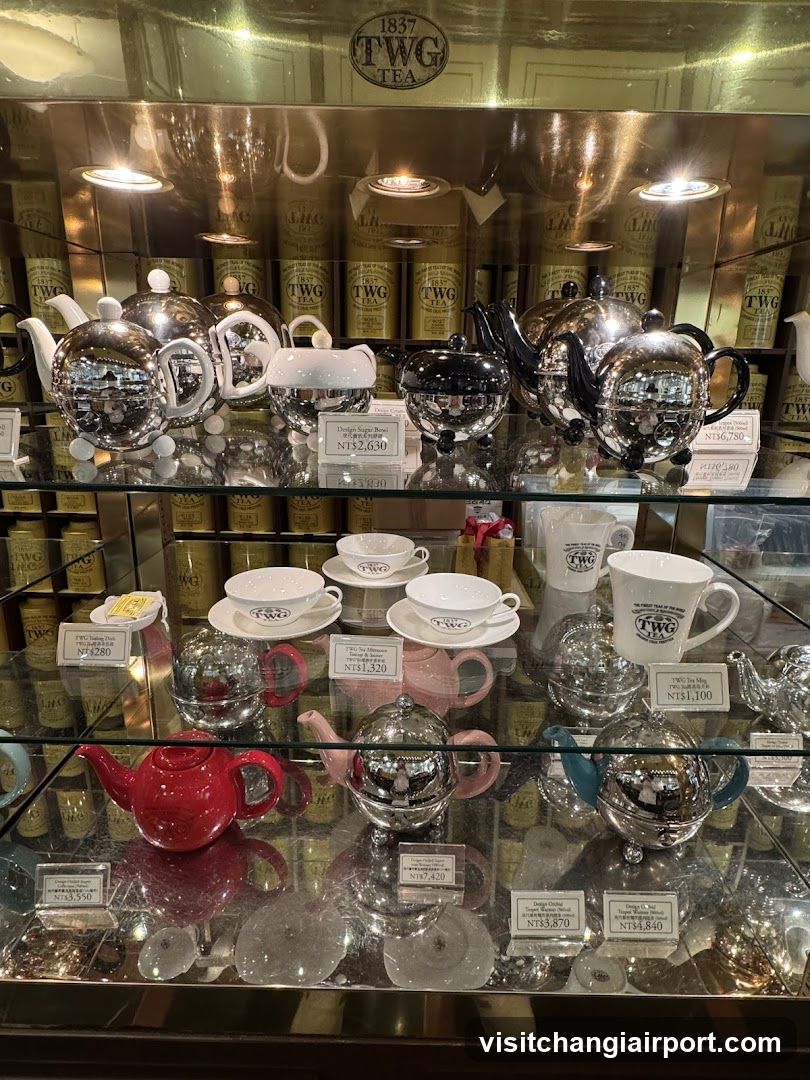 TWG Tea Display Case