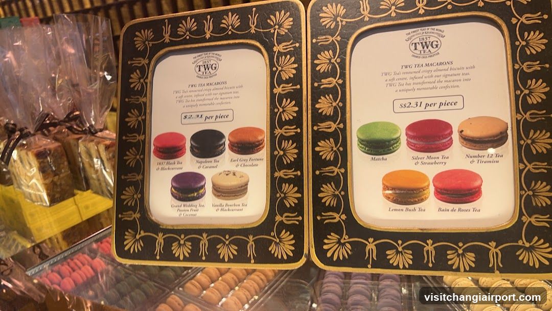 TWG Tea Macarons Display
