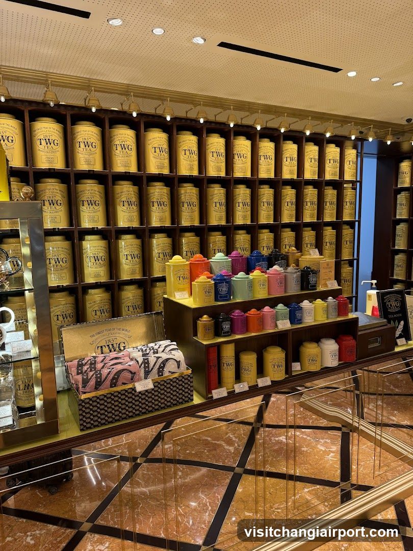 TWG Tea Store Interior Display