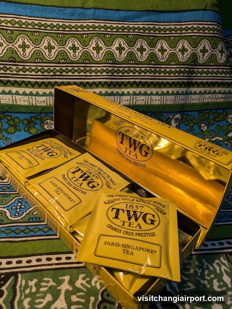 TWG Tea Packaging Display