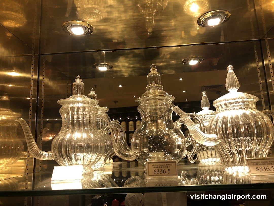 Glass Teapots Display