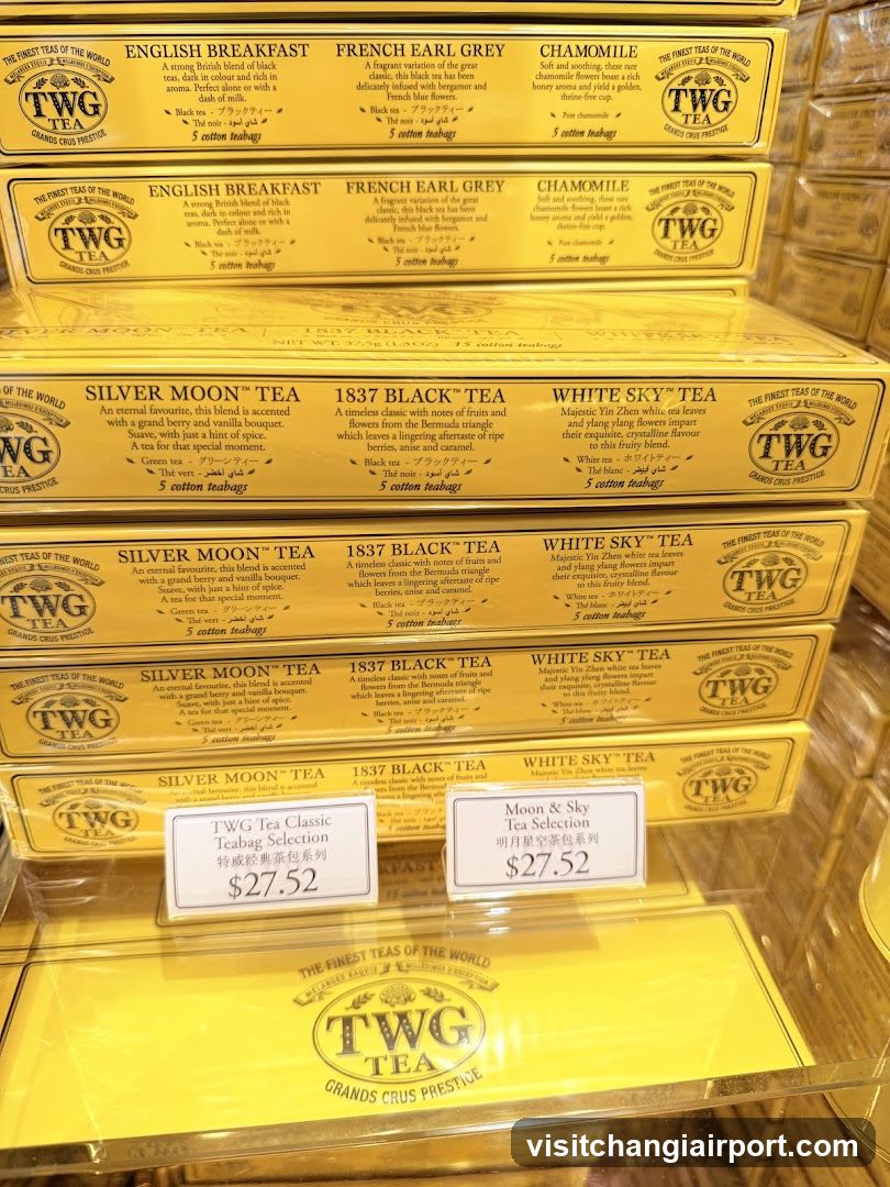 TWG Tea Product Display