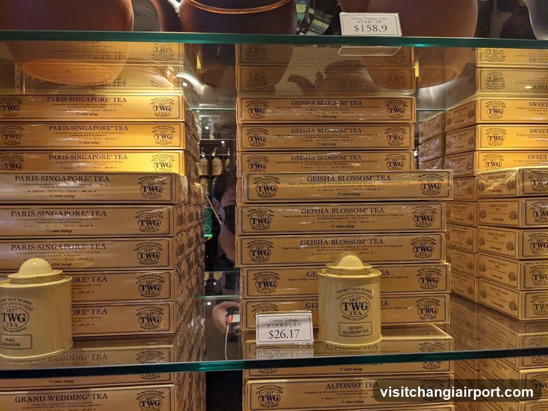 TWG Tea Display Shelf