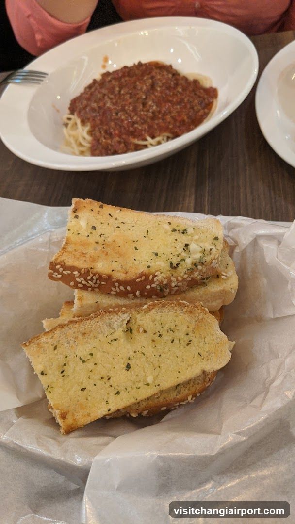 Garlic Bread and Pasta