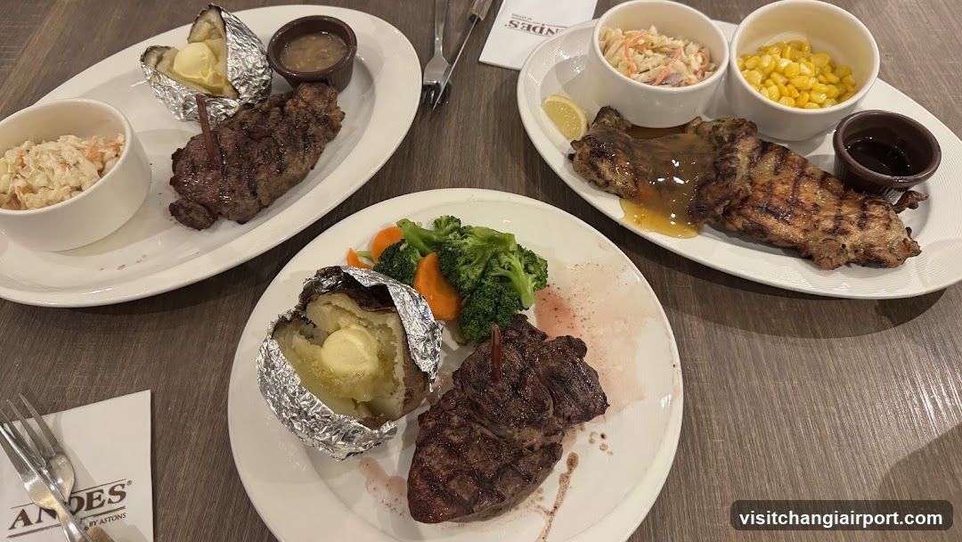 Steak Dinner Spread