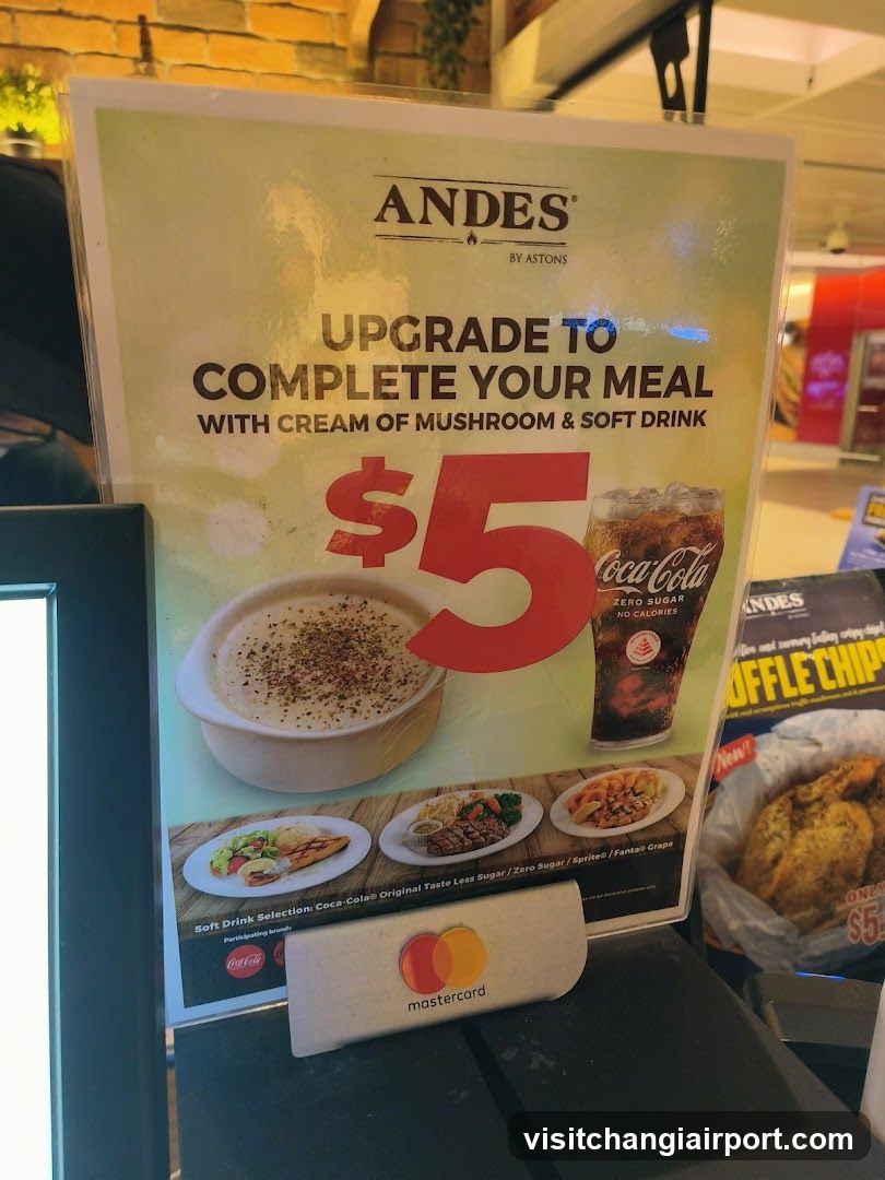 Andes Restaurant Promotion Sign