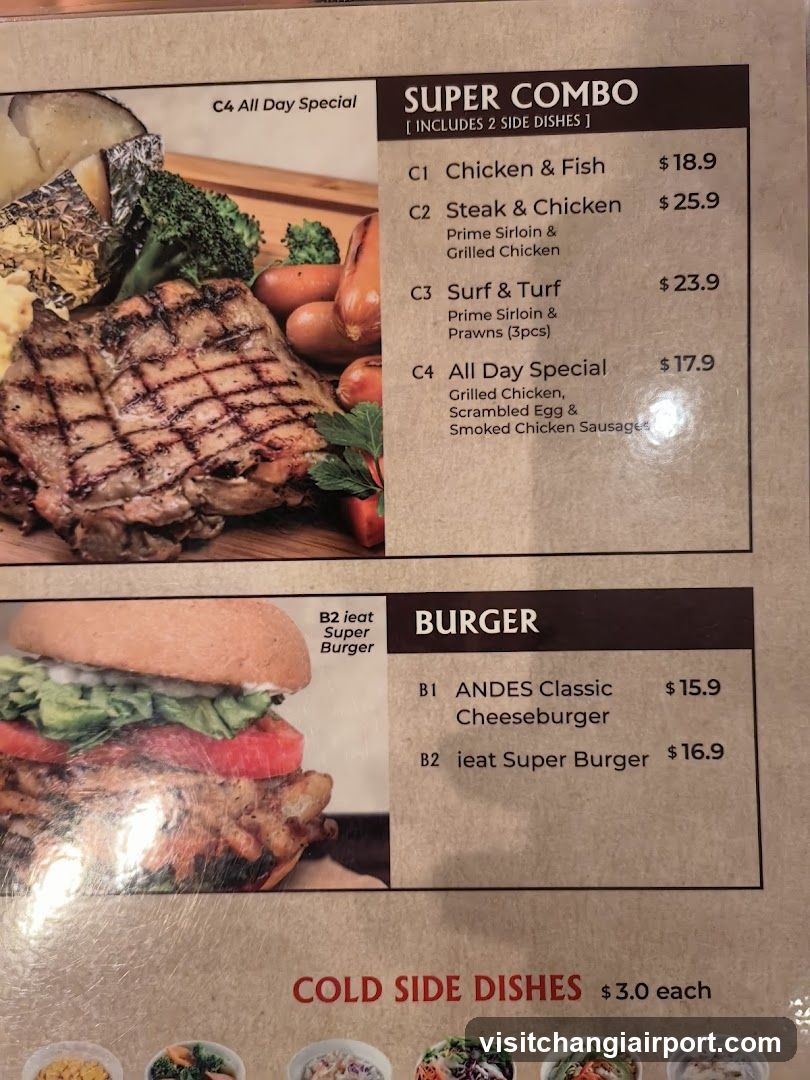 Restaurant Menu Page