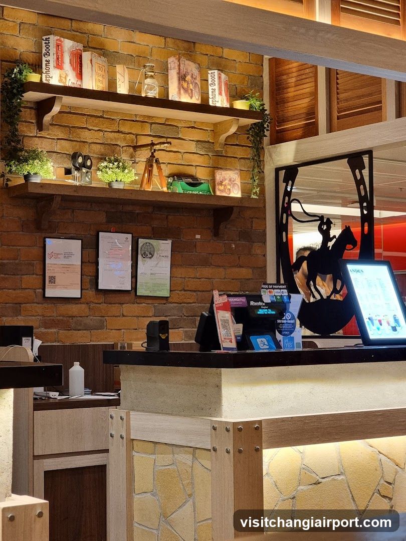Interior of a cafe or restaurant