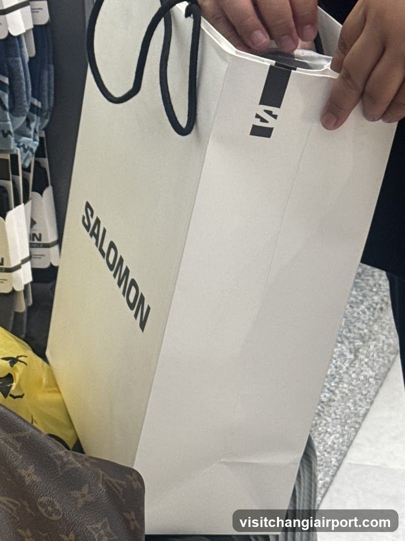 Shopping Bag with Salomon Branding