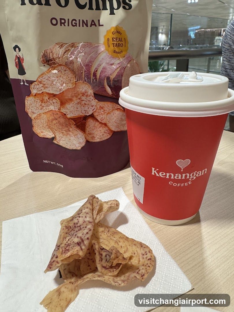 Taro Chips and Coffee