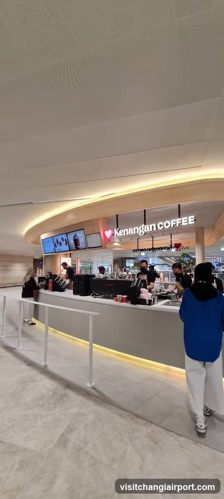 Kenangan Coffee Shop Interior