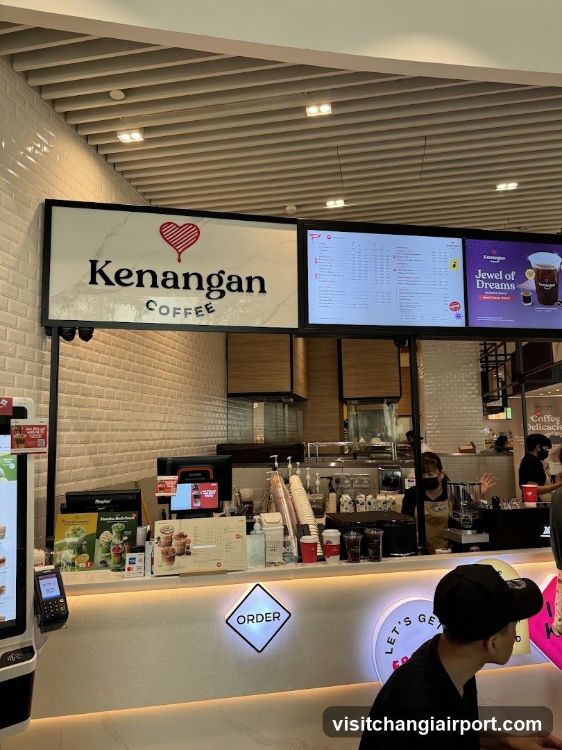 Kenangan Coffee Shop Counter