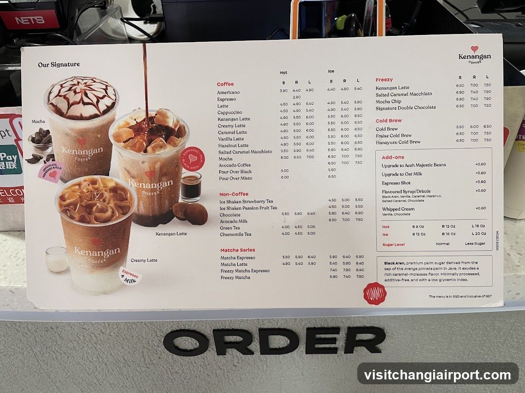 Kenangan Faveza Menu Board