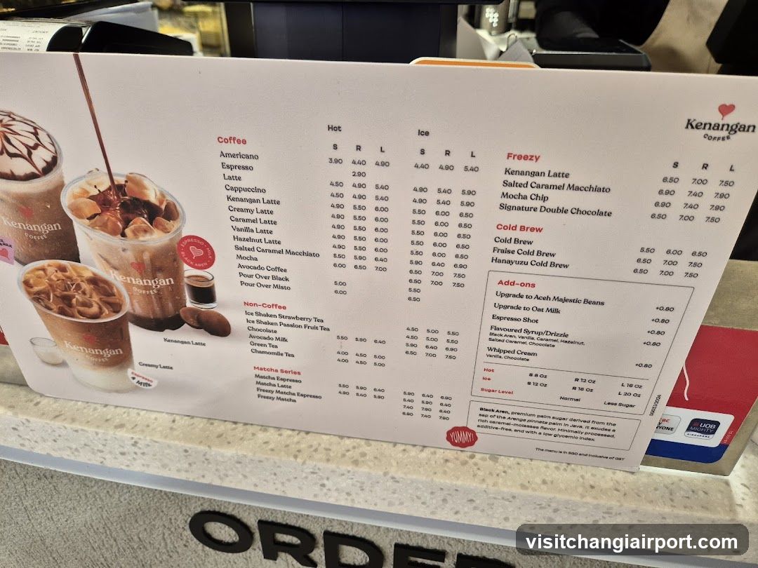 Kenangan Coffee Menu Board