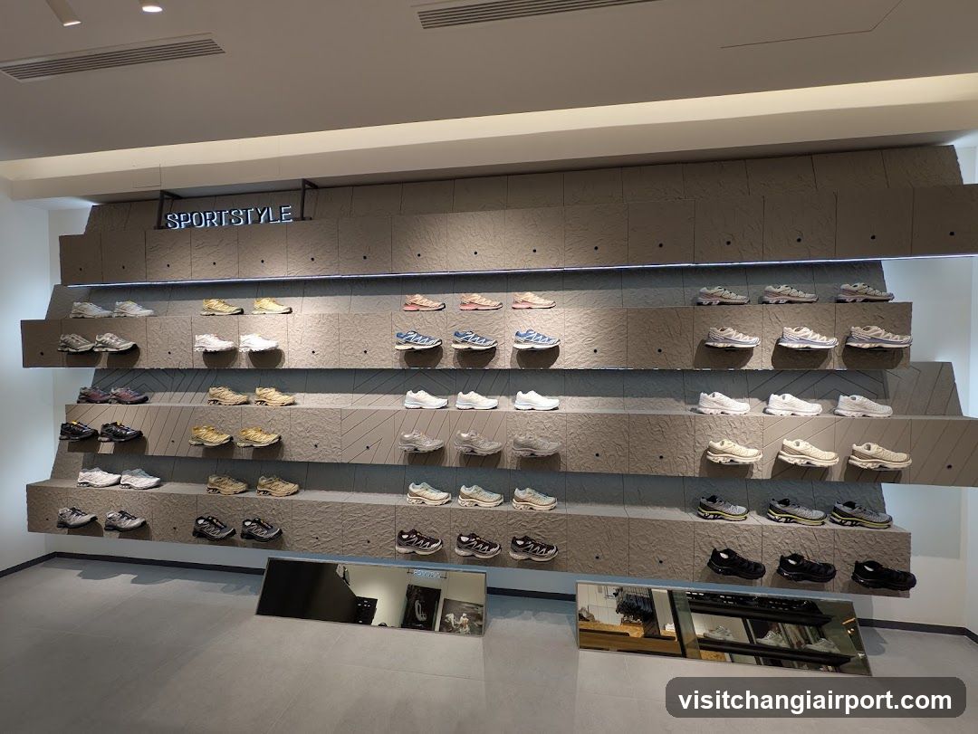 Sportstyle Shoe Display Wall