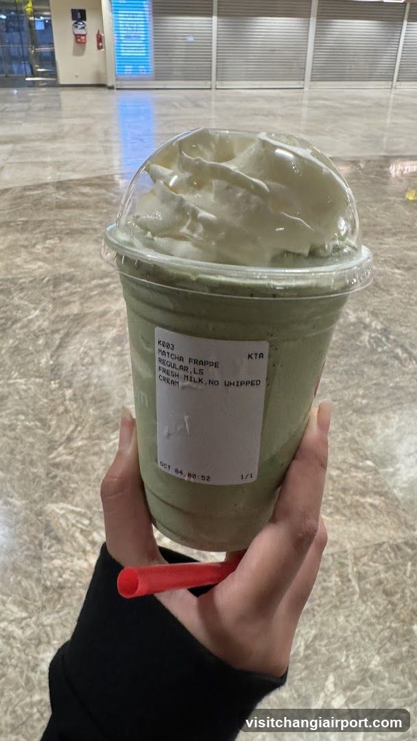 Matcha Frappe with Whipped Cream