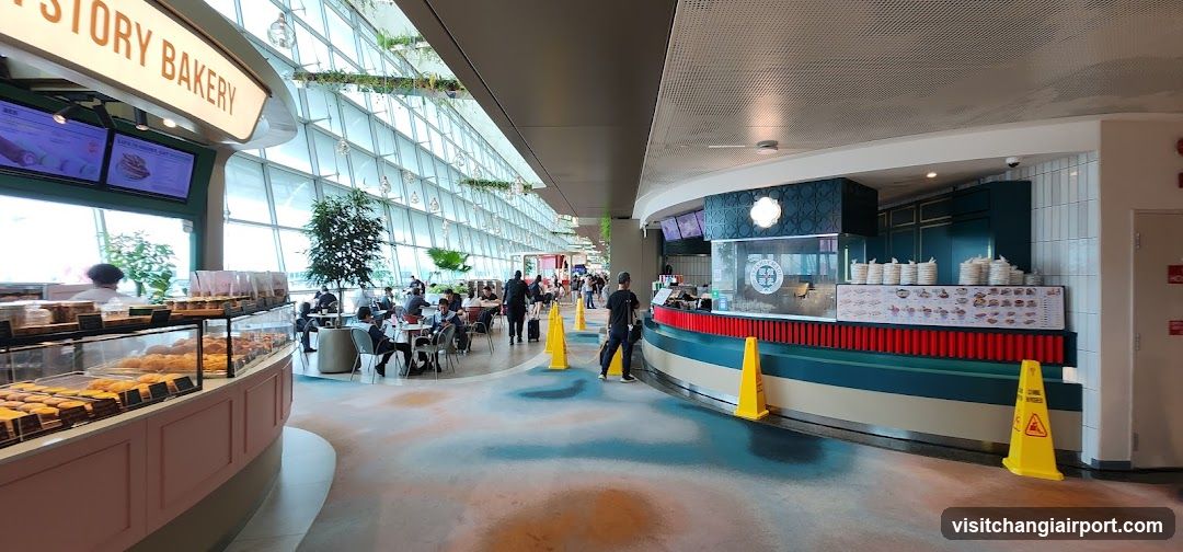 Airport Food Court Interior