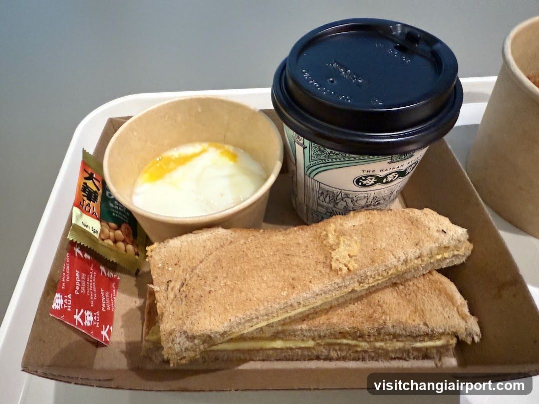 Breakfast Tray with Toast and Coffee