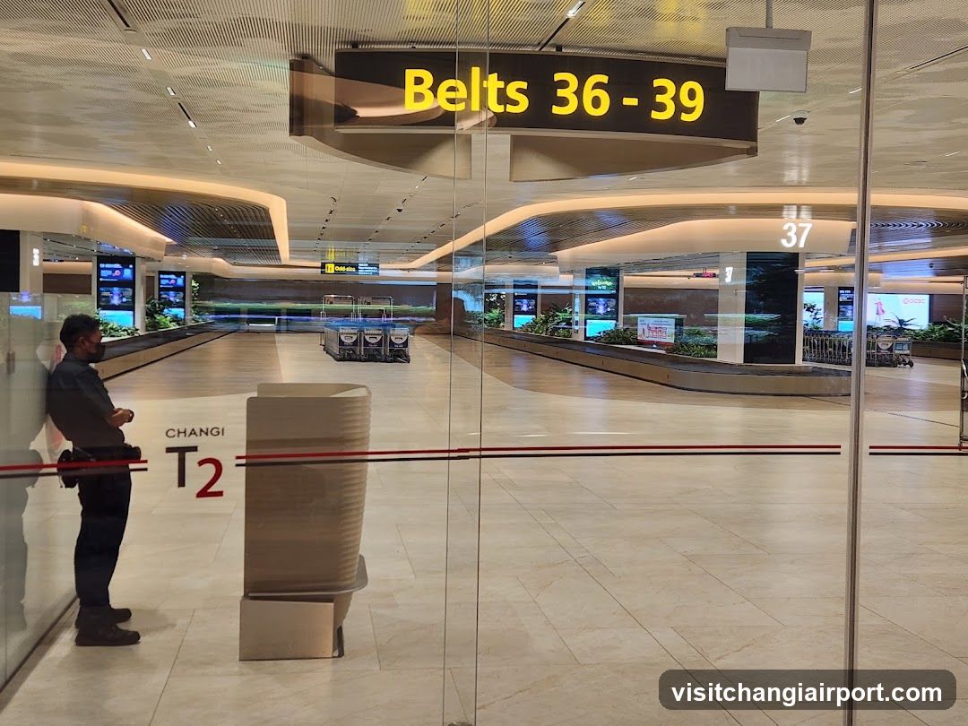 Changi Airport Terminal 2 Baggage Claim Area