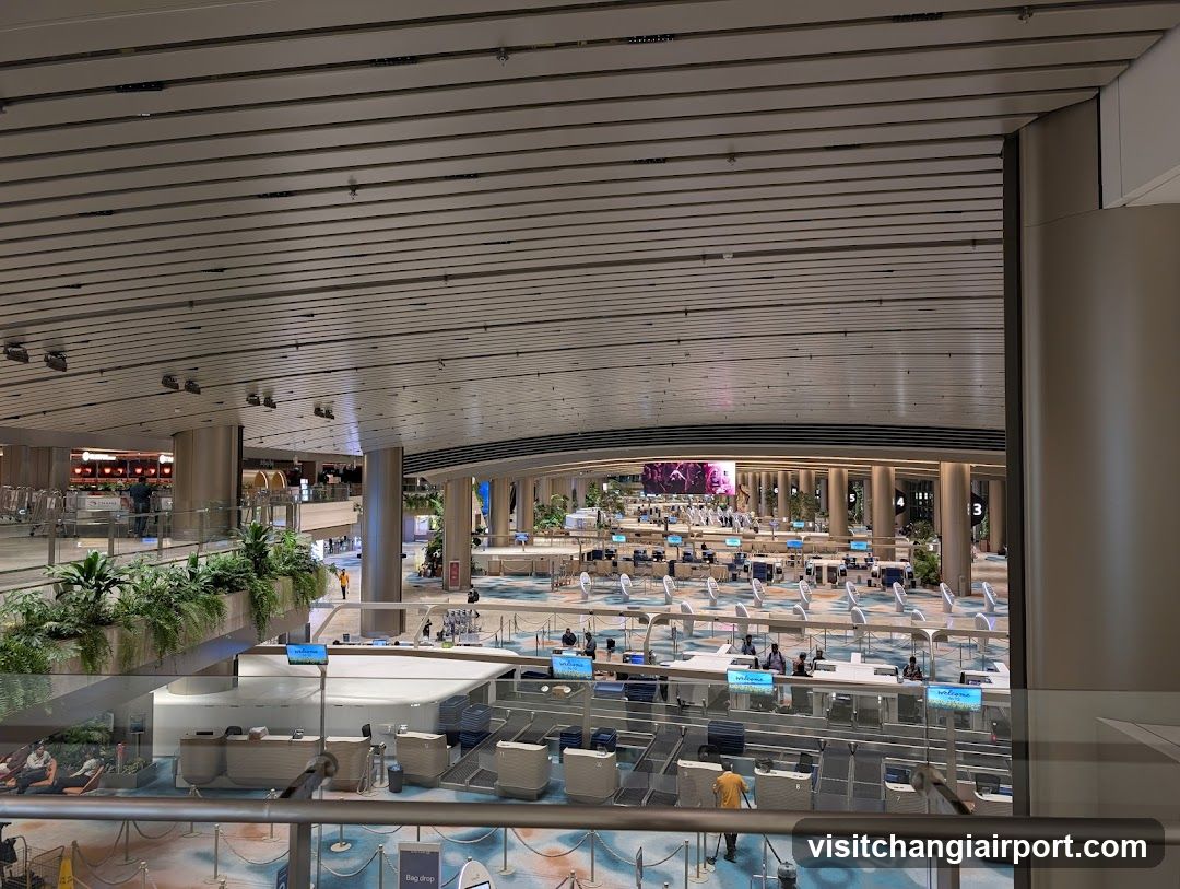 Airport Terminal Interior View