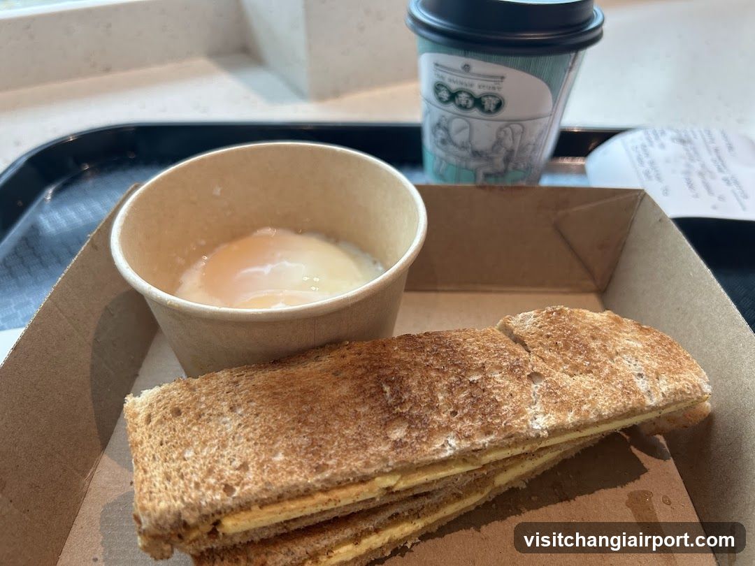 Breakfast Tray with Toast and Egg