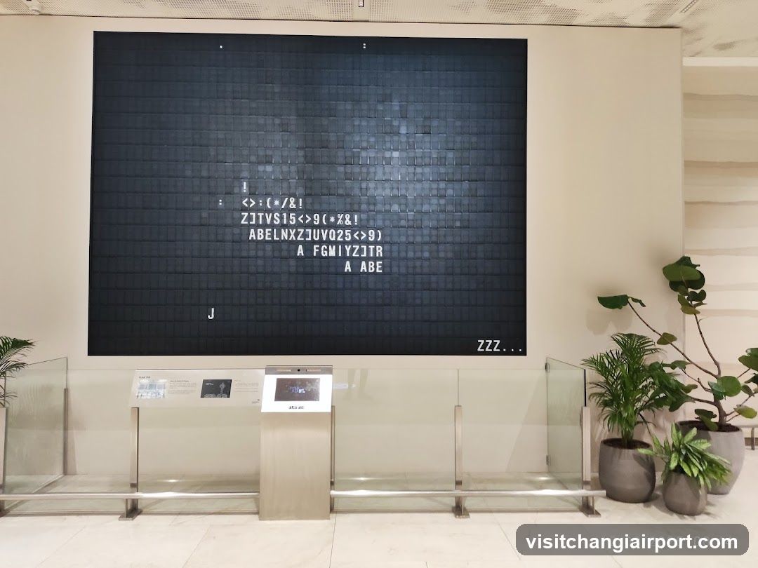 Digital Art Installation with Text Display