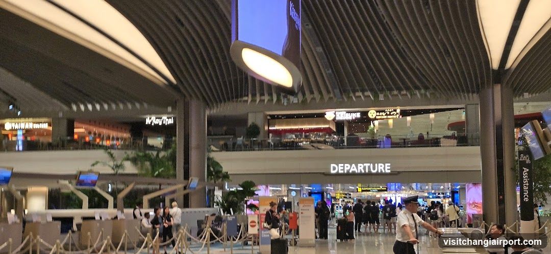 Airport Departure Hall Interior
