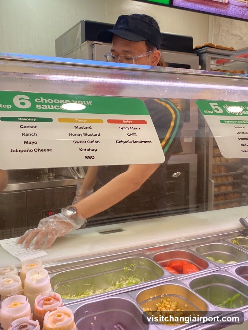 Subway Sauce Station