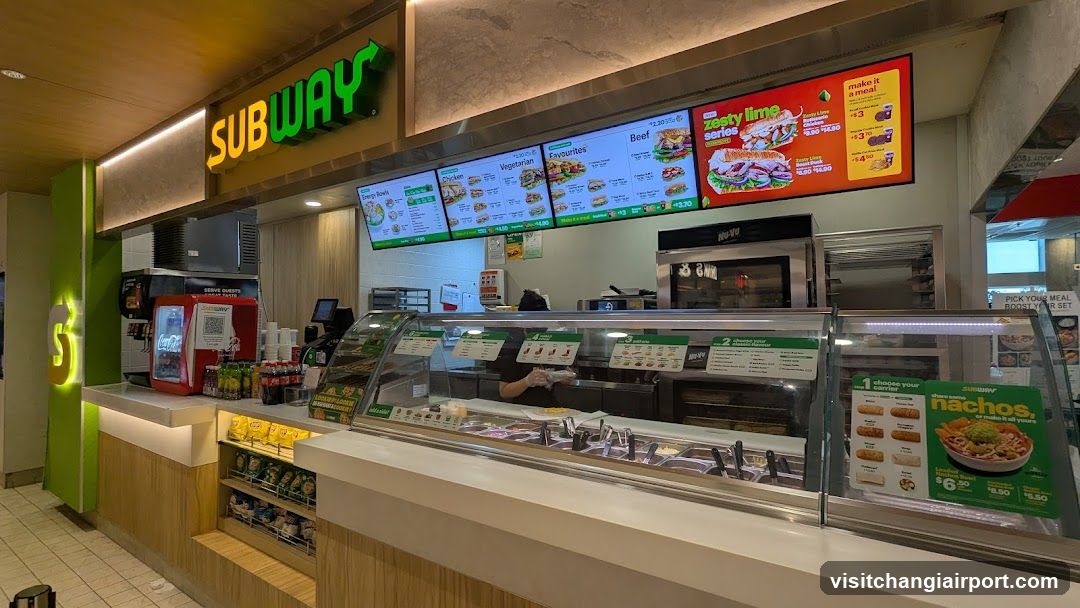 Subway Restaurant Interior