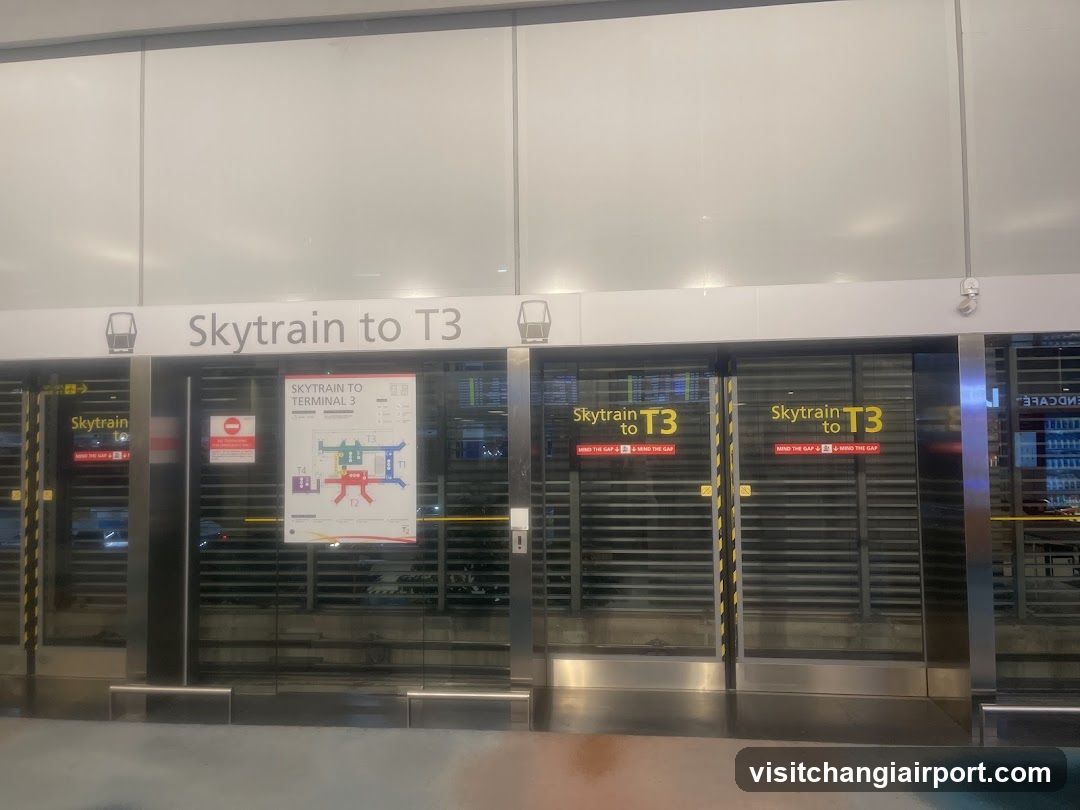 Skytrain to T3 Station Platform