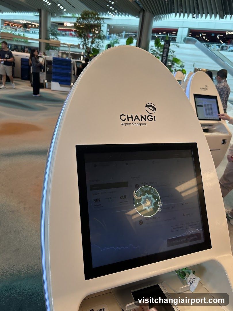 Changi Airport Self-Service Kiosk