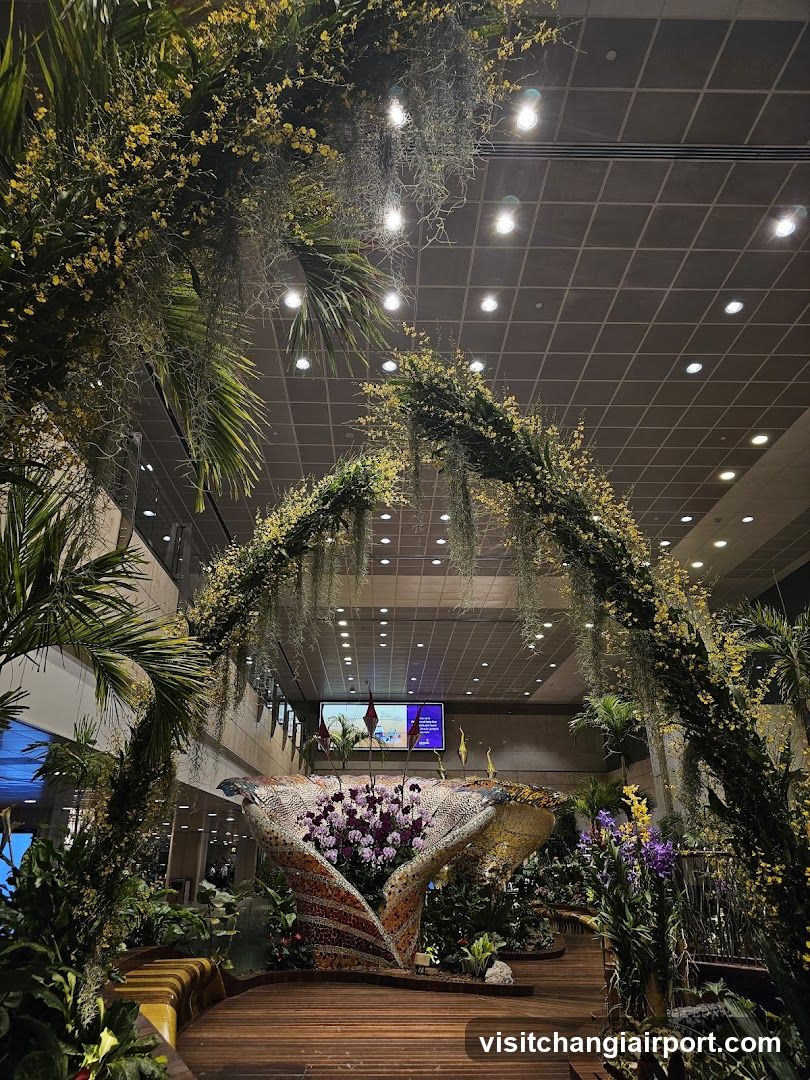 Floral Archway Interior Display