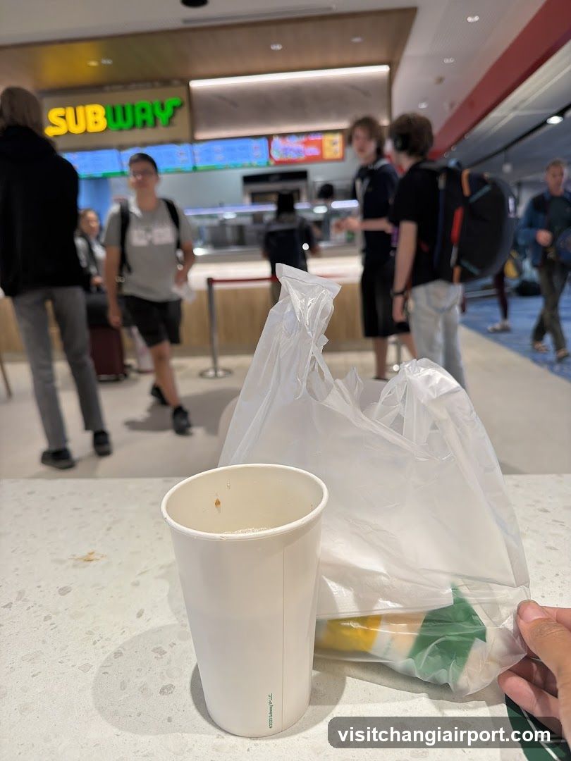 Subway Restaurant Interior