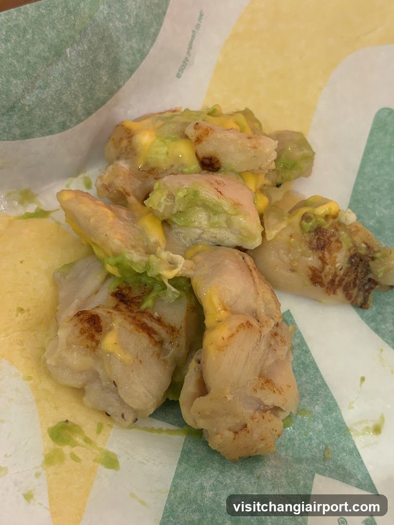 Chicken Wings with Sauce and Lettuce