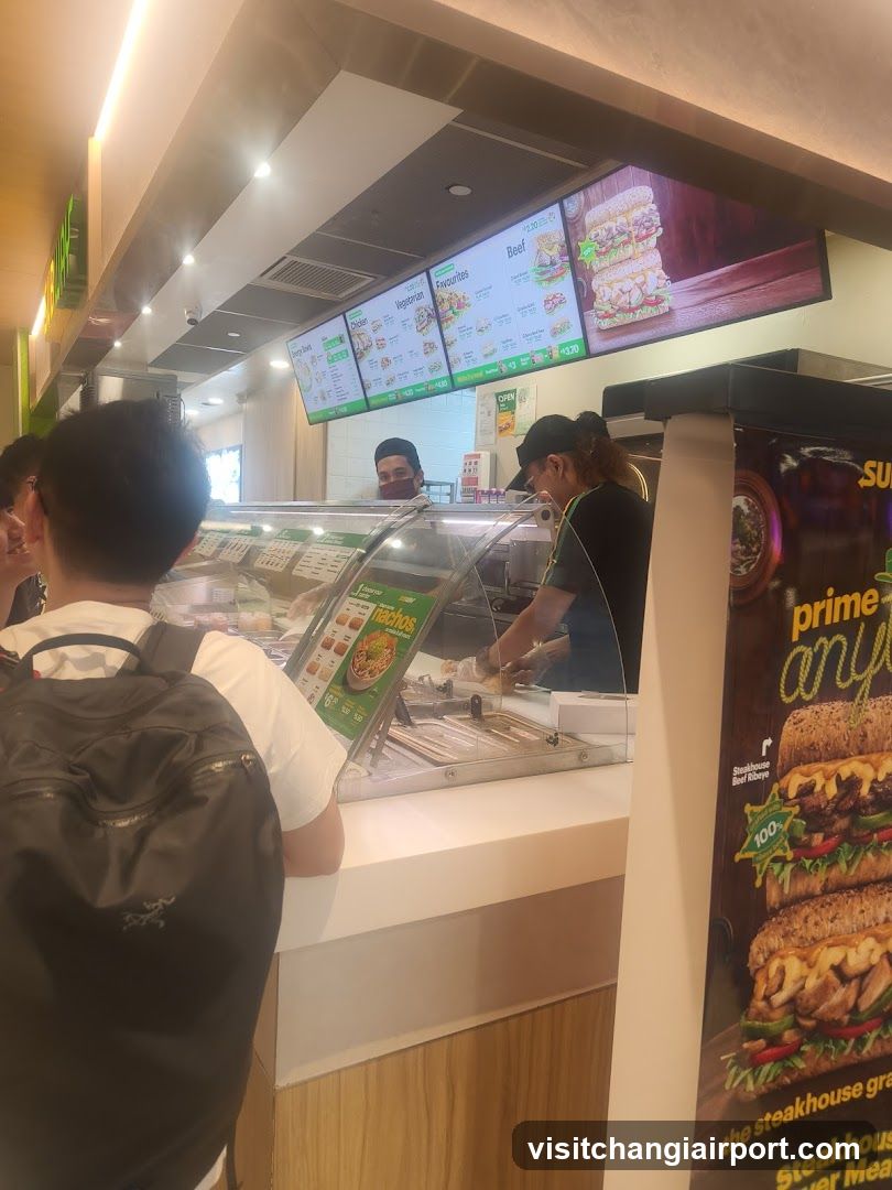 Fast Food Counter Interior