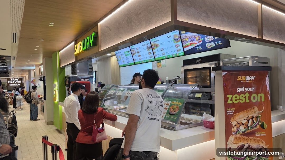 Subway Sandwich Shop Interior