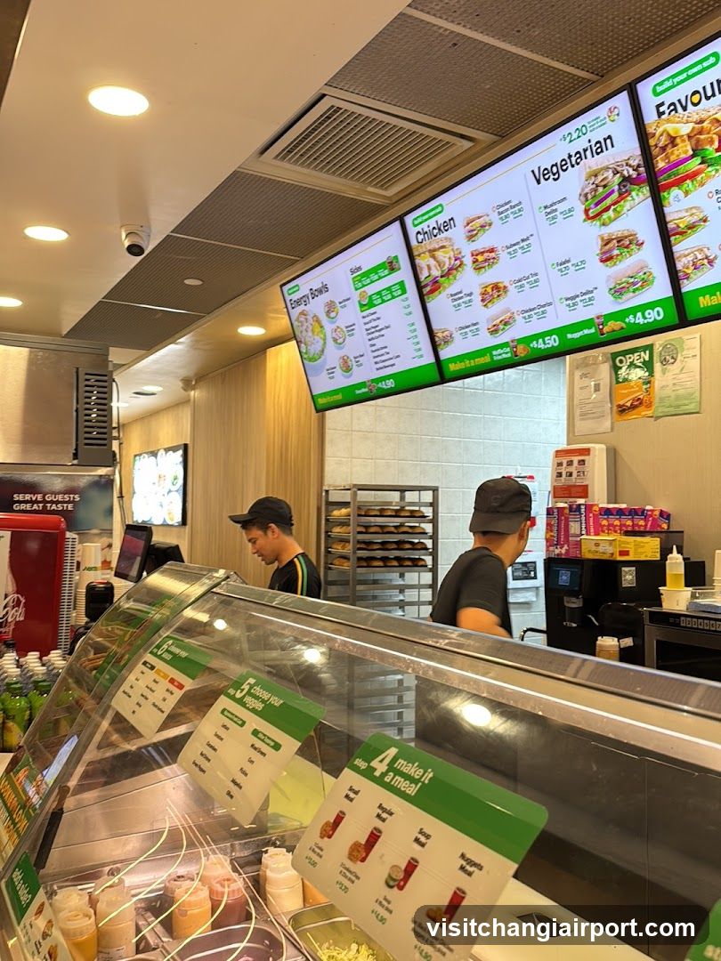 Fast Food Counter Interior