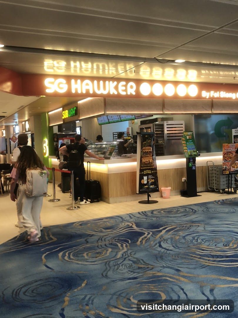 SG Hawker Counter Interior View