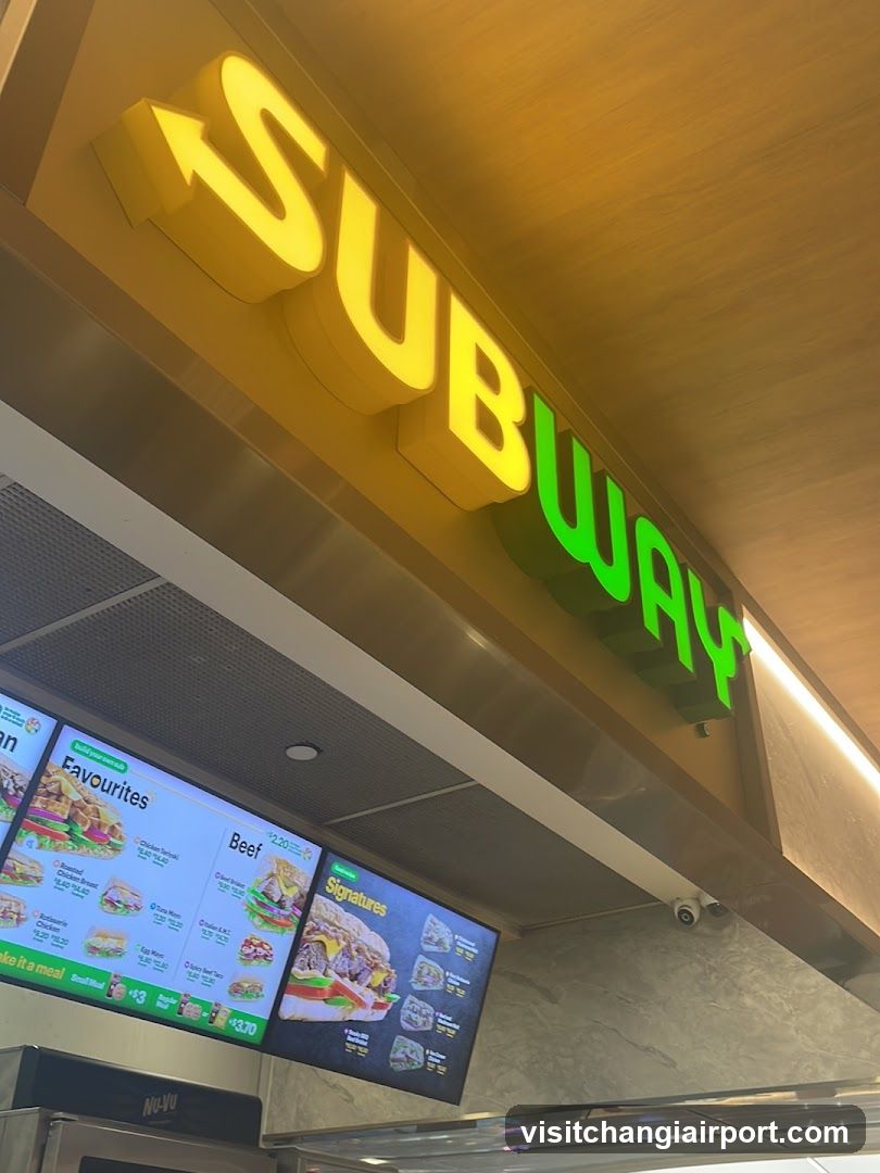 Subway Store Interior View