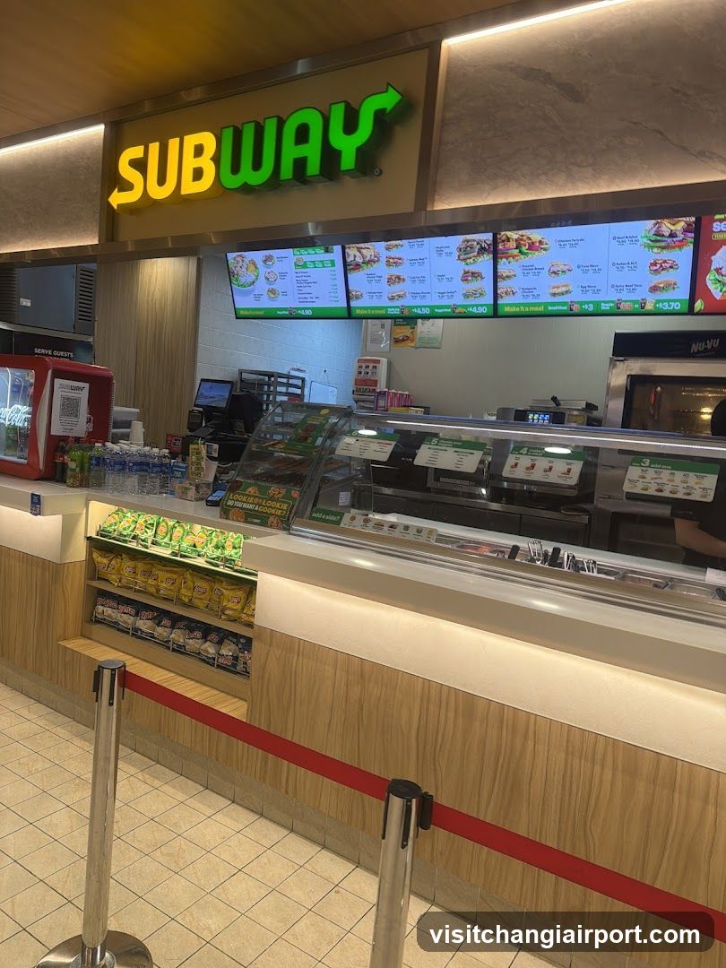 Subway Restaurant Interior