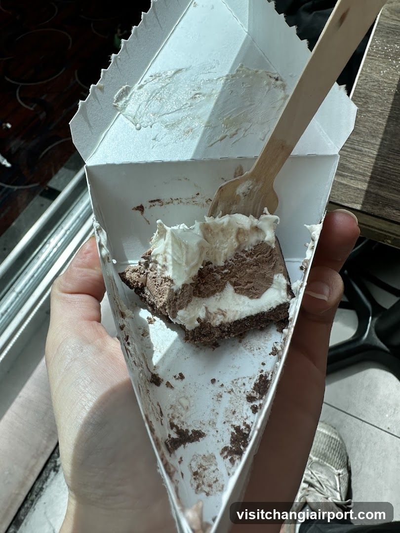 Chocolate Cake in Takeout Container