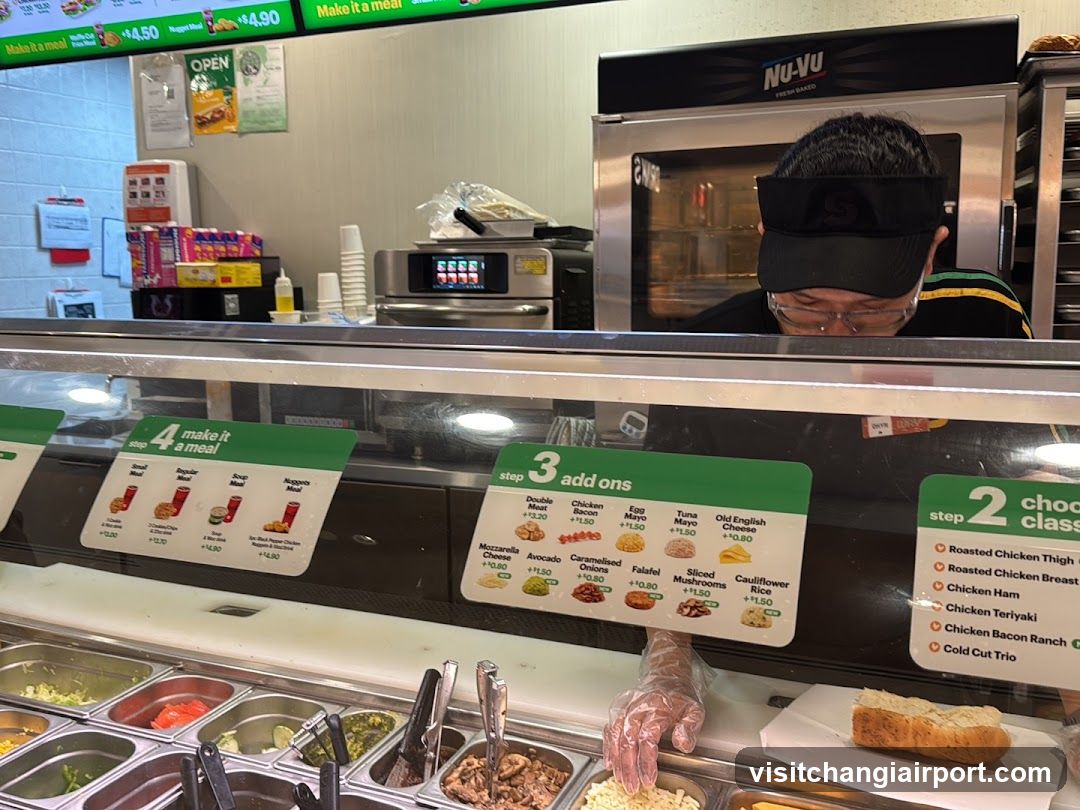 Subway Sandwich Counter Interior