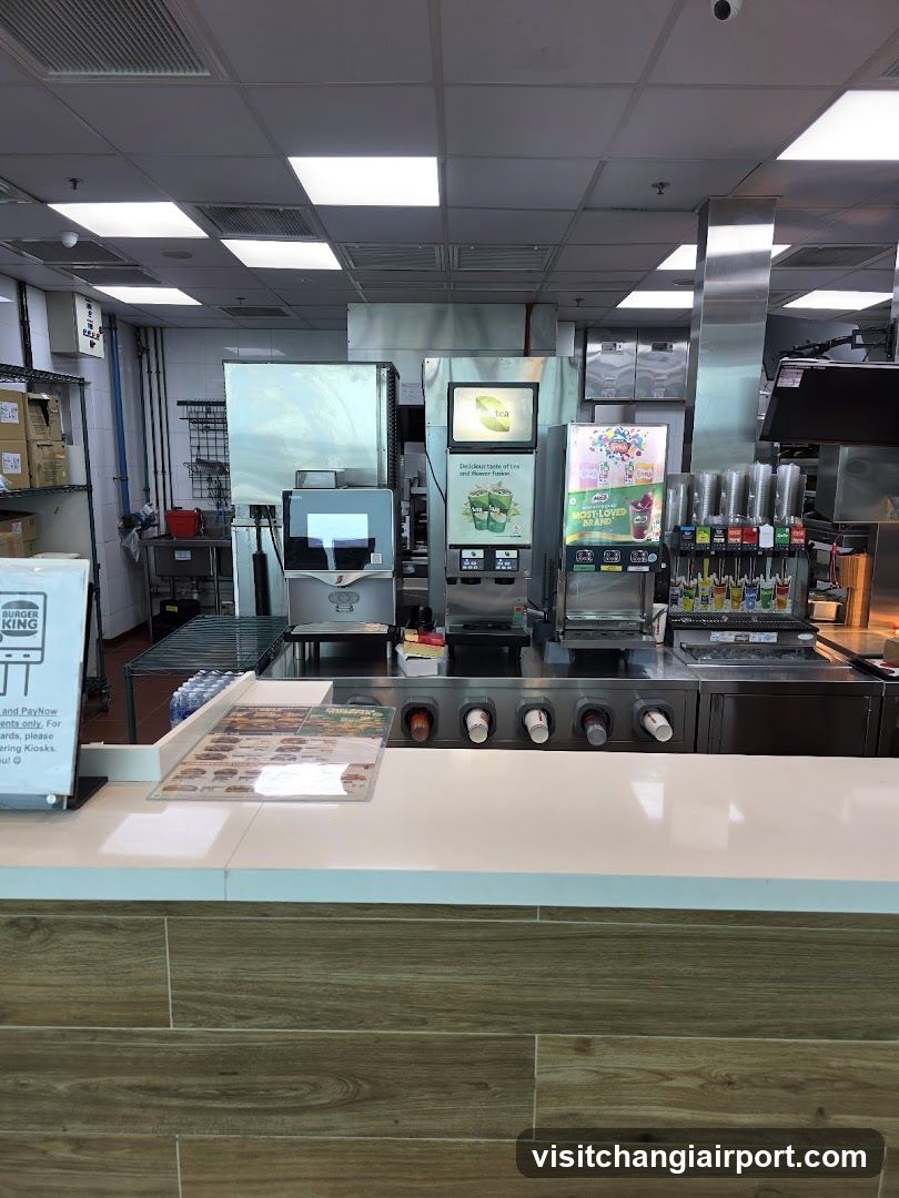 Food Service Counter Interior