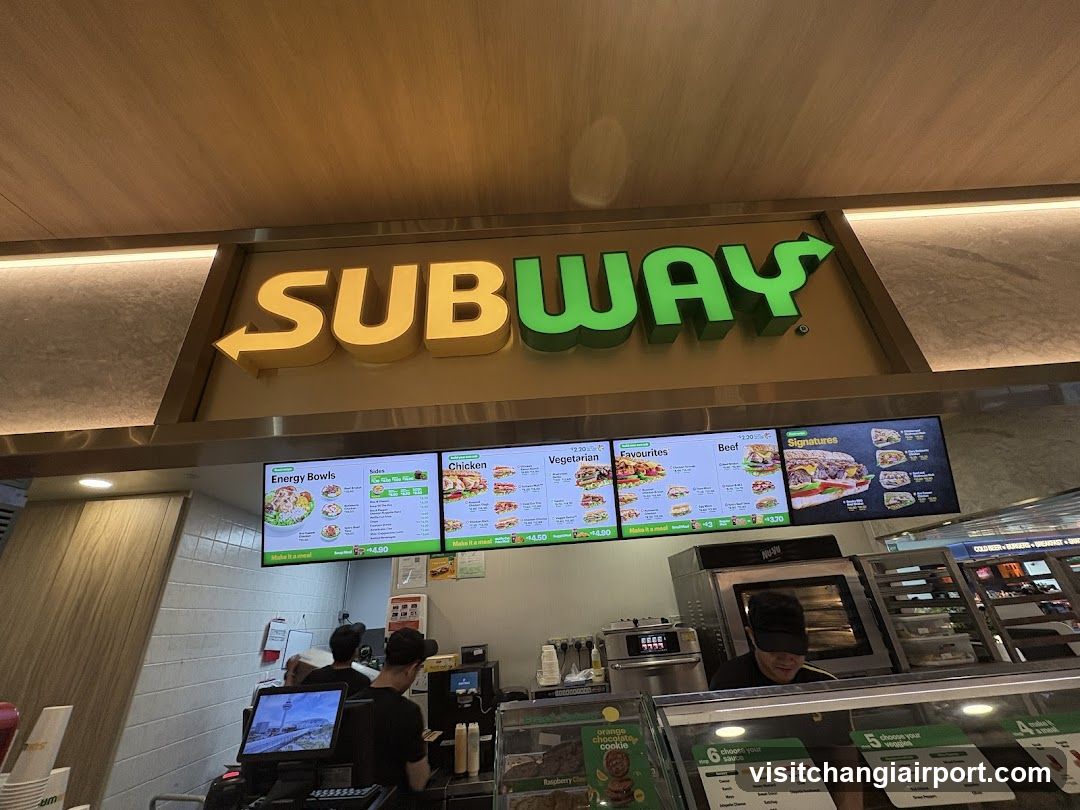 Subway Restaurant Interior