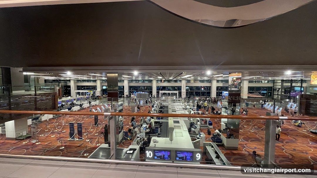 Airport Check-in Hall View