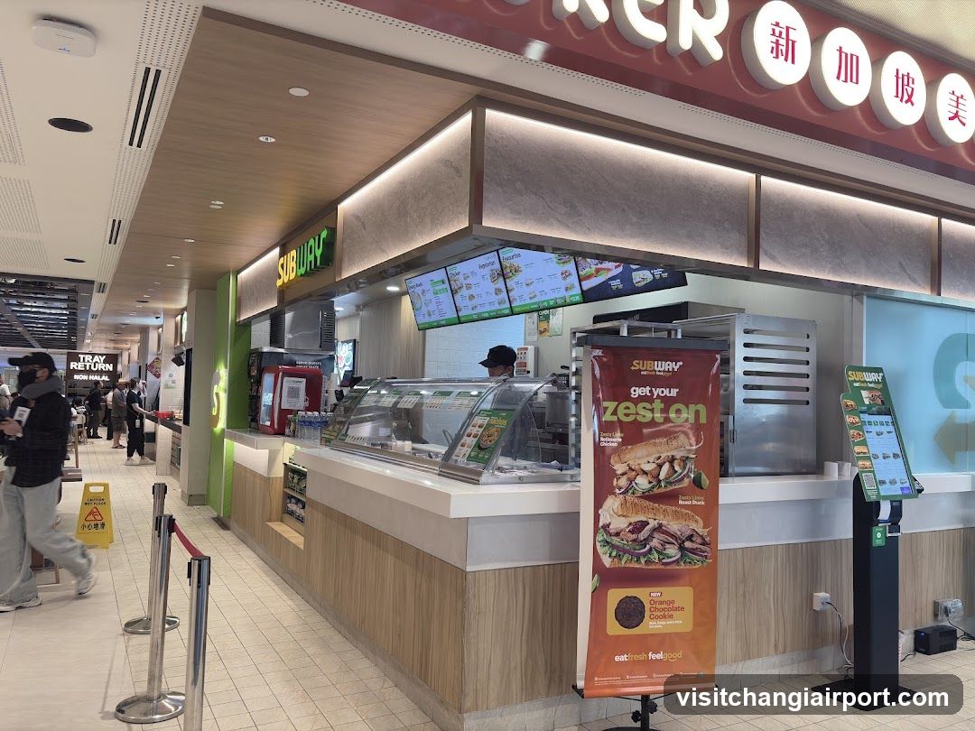 Subway Food Counter in Mall