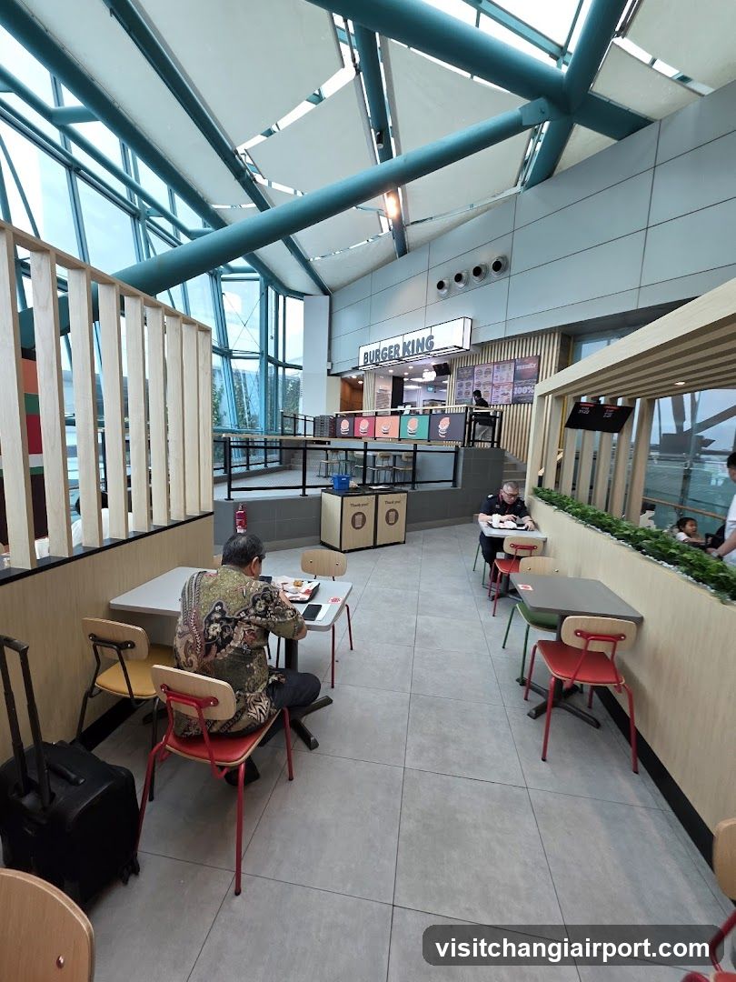 Burger King Interior Dining Area
