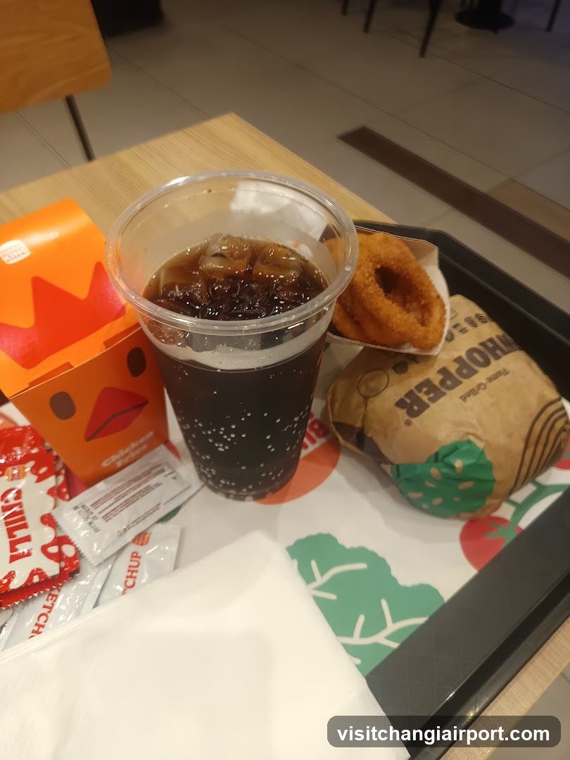 Fast Food Meal Tray