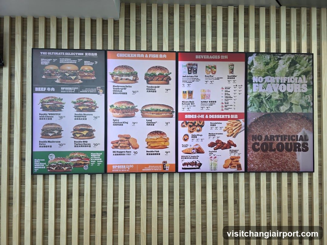 Burger Chain Menu Board